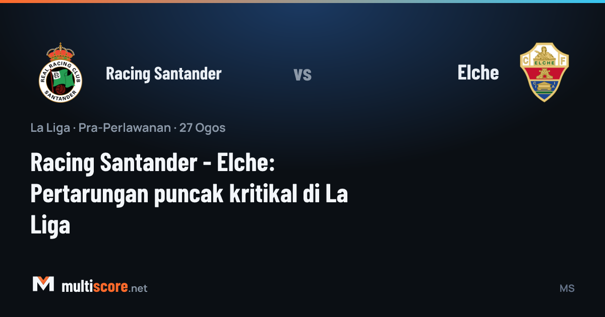 Racing Santander - Elche