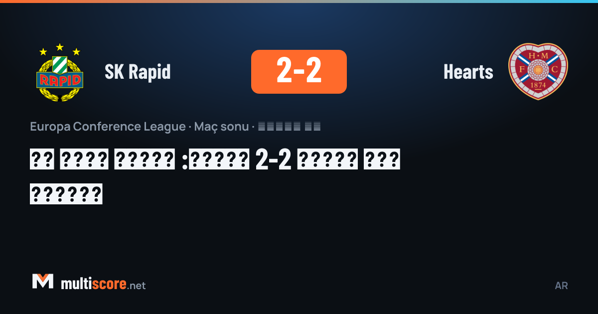 SK Rapid - Hearts