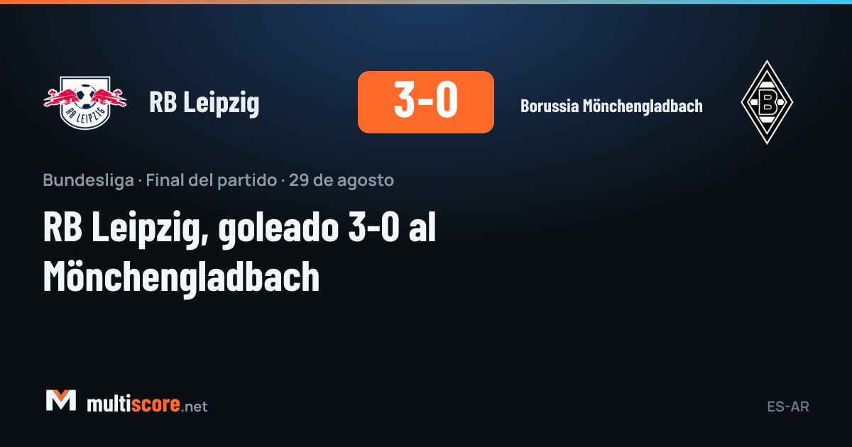 RB Leipzig - Borussia Mönchengladbach Bundesliga maçı