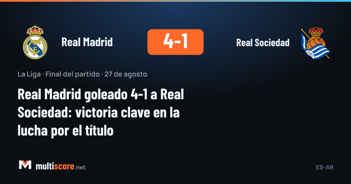 Real Madrid - Real Sociedad maçından bir kare