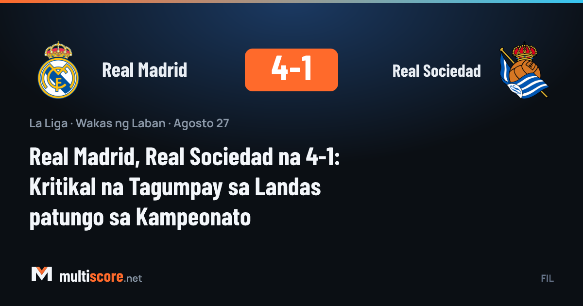 Real Madrid - Real Sociedad maçından bir kare
