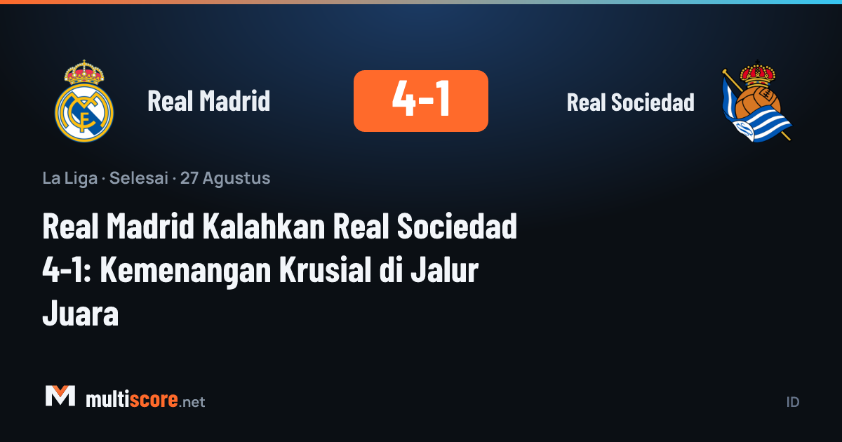Real Madrid - Real Sociedad maçından bir kare
