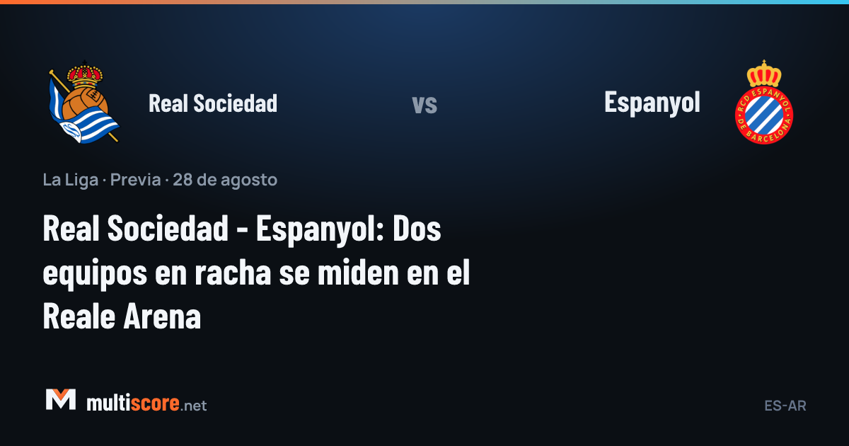 Real Sociedad ve Espanyol oyuncuları Reale Arena'da maç öncesi sahada