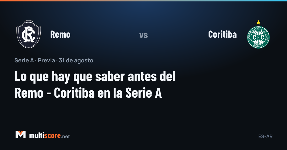 Remo - Coritiba Serie A maçı