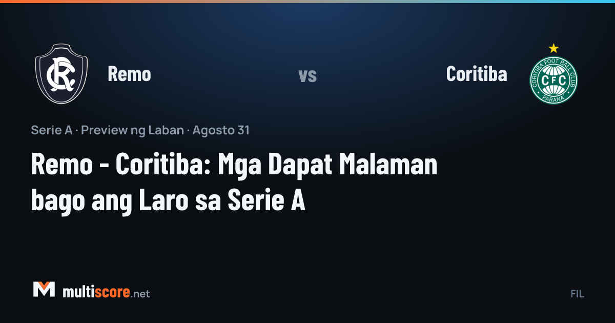Remo - Coritiba Serie A maçı