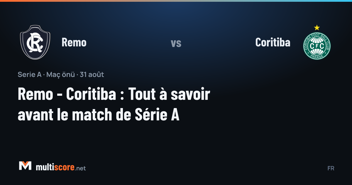 Remo - Coritiba Serie A maçı