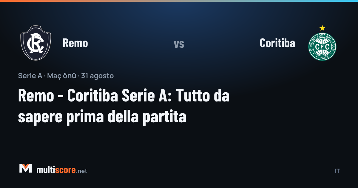 Remo - Coritiba Serie A maçı