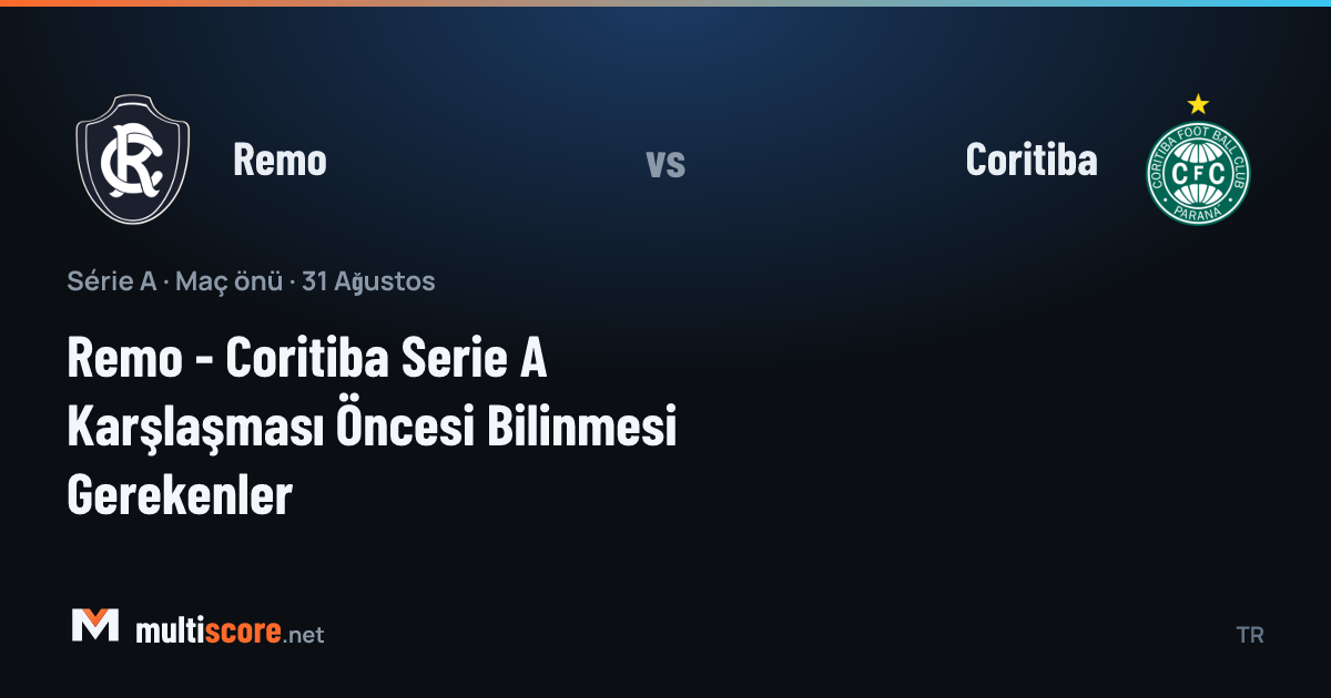 Remo - Coritiba Serie A maçı