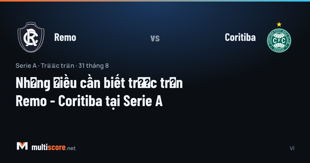 Remo - Coritiba Serie A maçı
