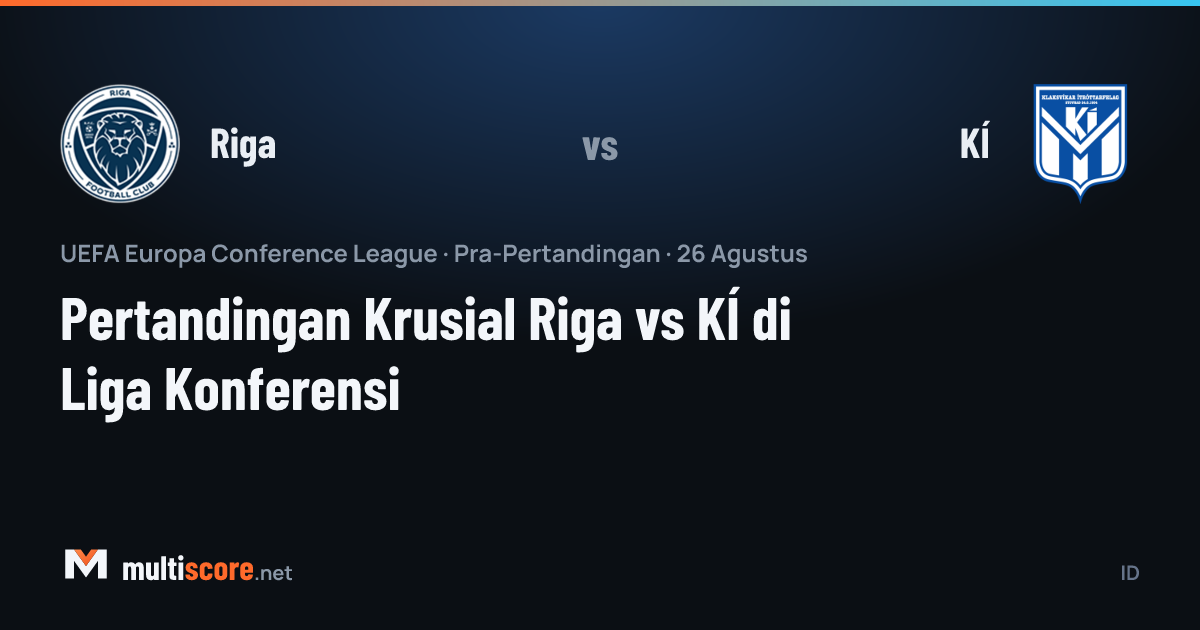 Riga ve KÍ takımlarının Konferans Ligi maçı öncesi stad görüntüsü