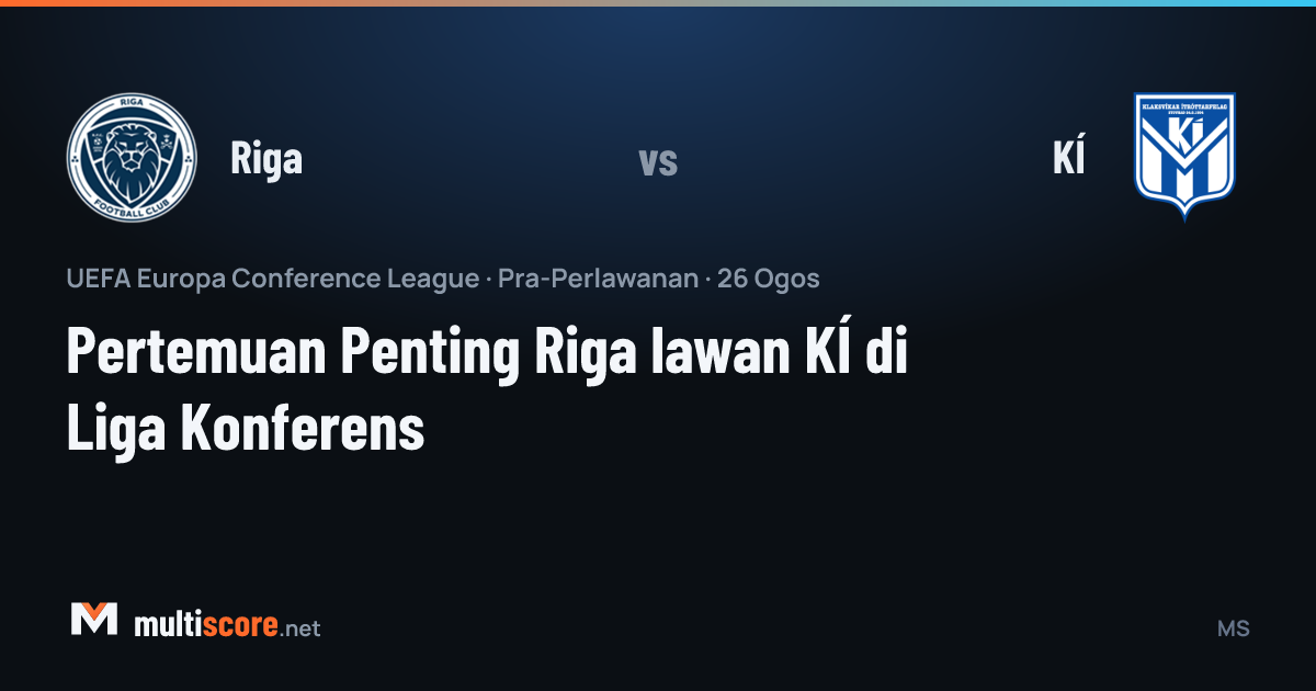 Riga ve KÍ takımlarının Konferans Ligi maçı öncesi stad görüntüsü