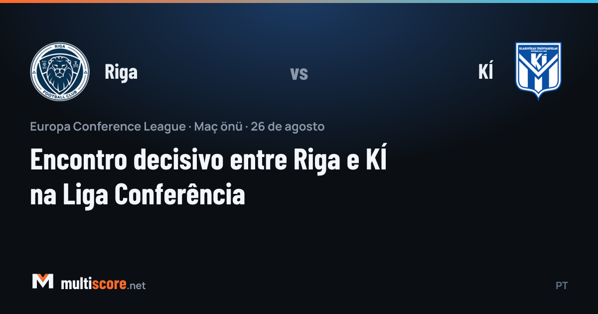 Riga ve KÍ takımlarının Konferans Ligi maçı öncesi stad görüntüsü