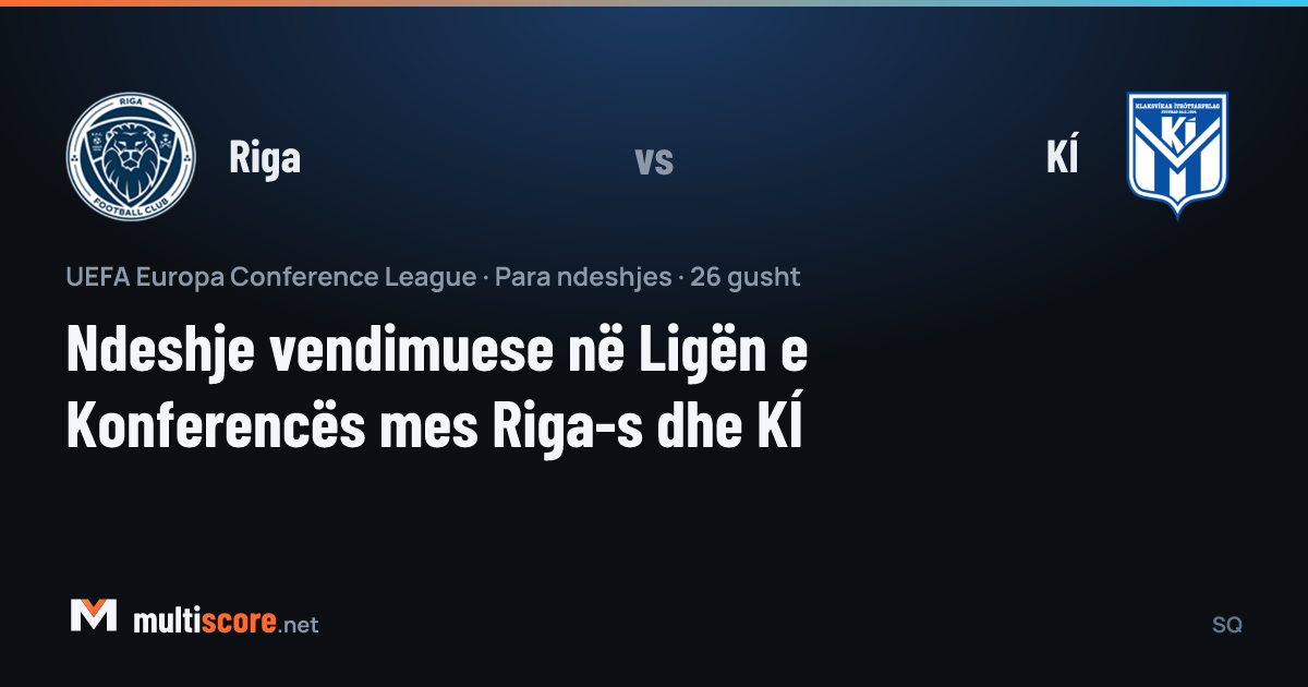 Riga ve KÍ takımlarının Konferans Ligi maçı öncesi stad görüntüsü