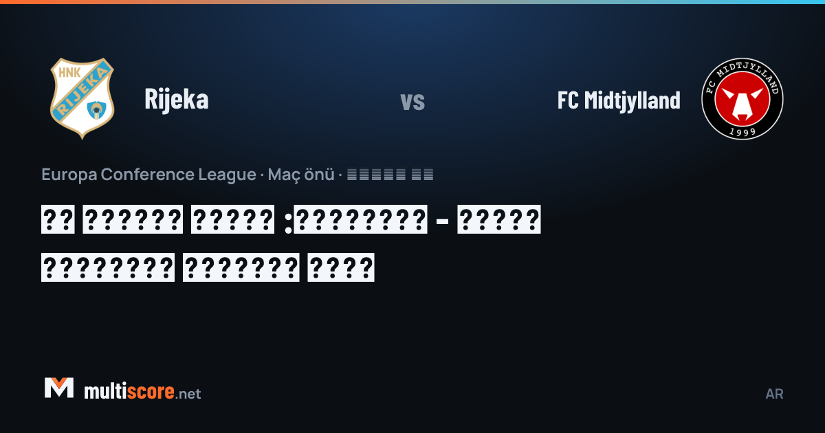 Rijeka - FC Midtjylland