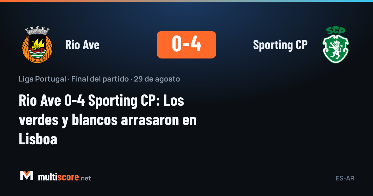 Rio Ave - Sporting CP