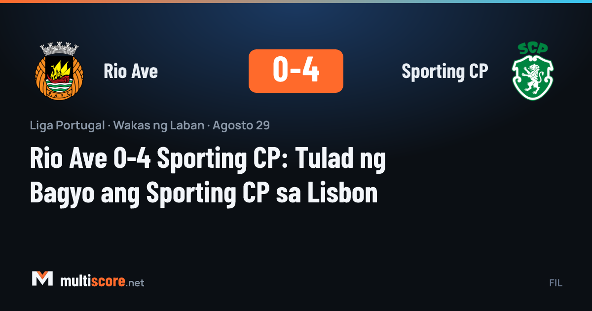 Rio Ave - Sporting CP