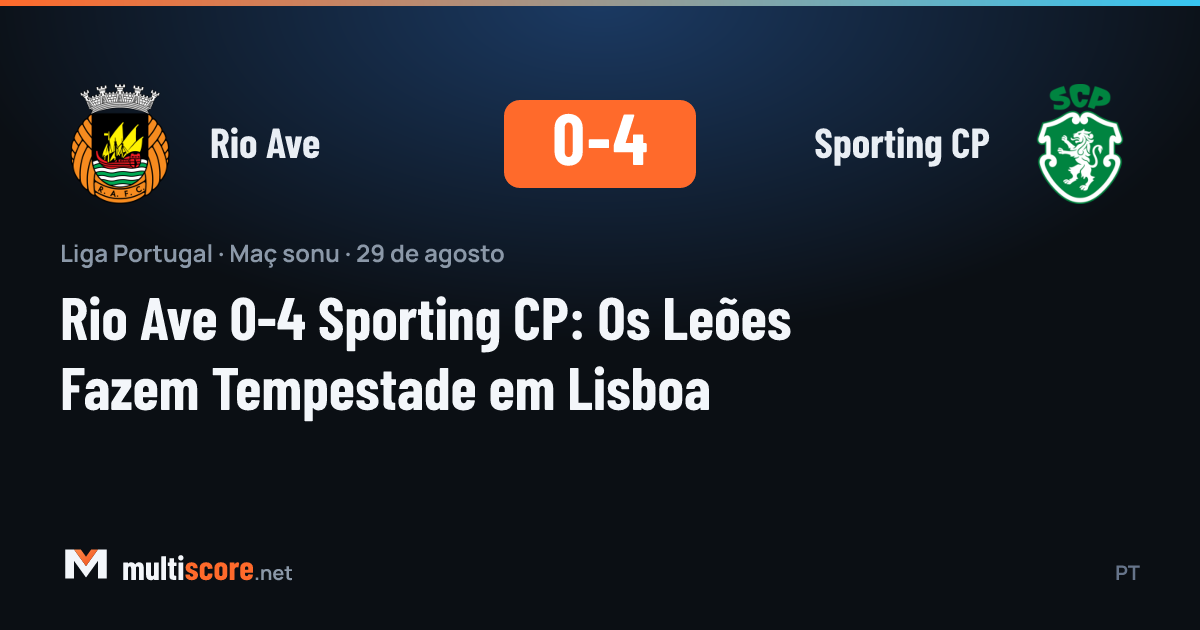 Rio Ave - Sporting CP