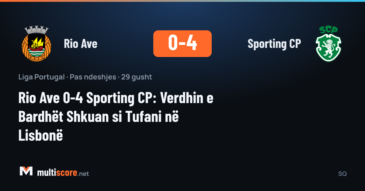 Rio Ave - Sporting CP