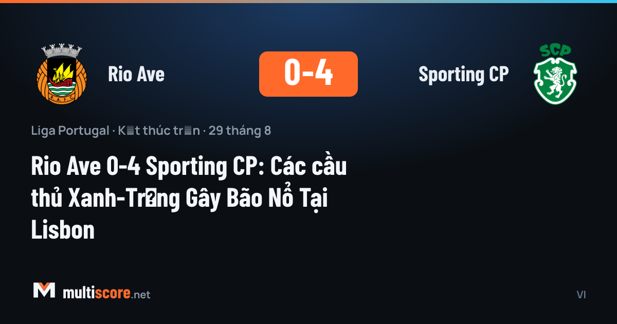 Rio Ave - Sporting CP