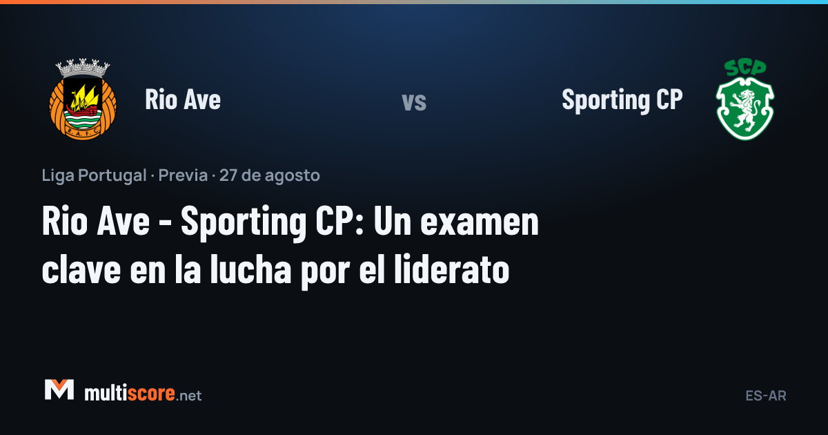 Rio Ave - Sporting CP