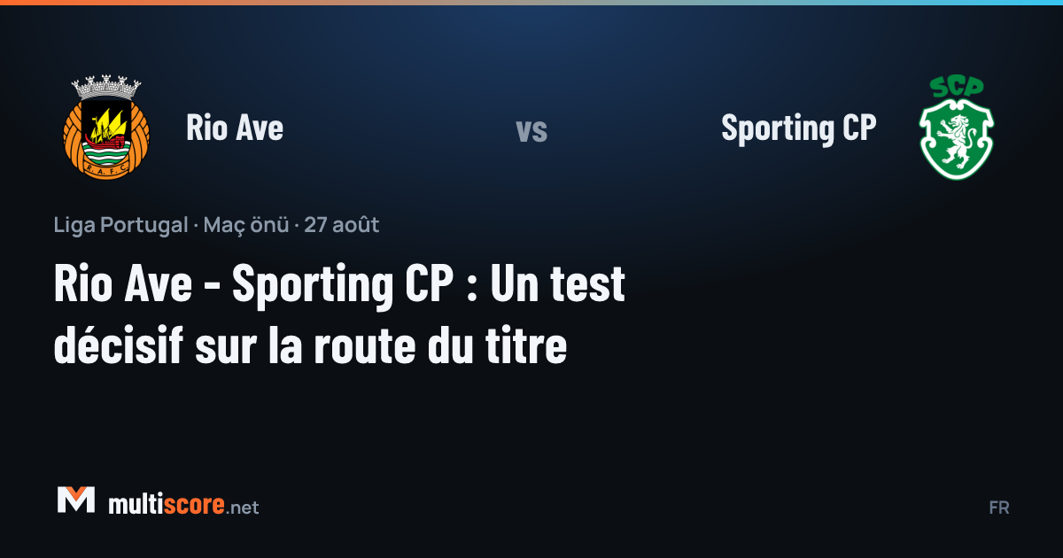 Rio Ave - Sporting CP