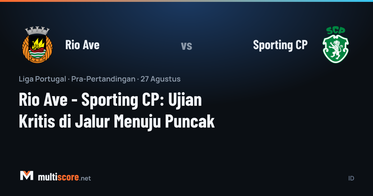 Rio Ave - Sporting CP