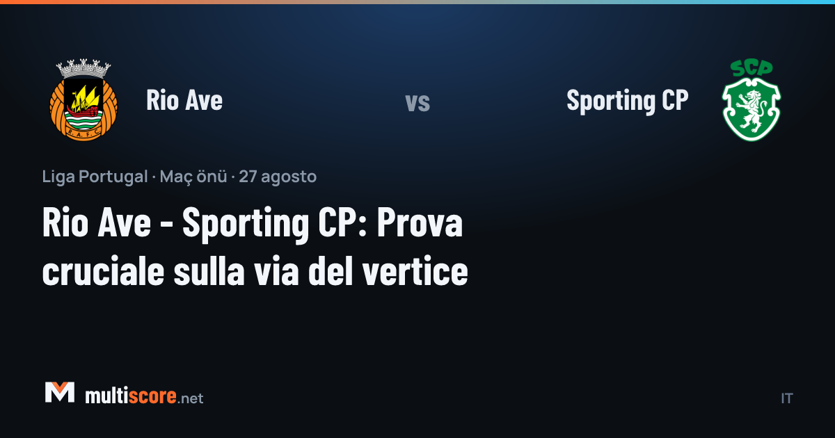 Rio Ave - Sporting CP