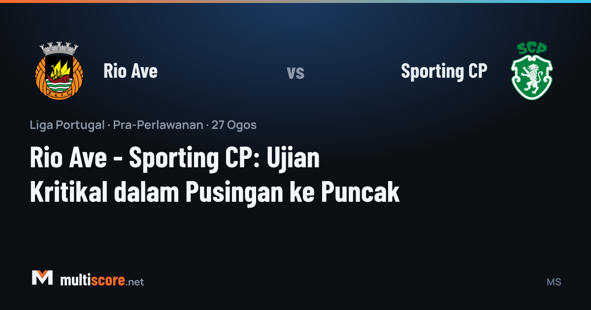 Rio Ave - Sporting CP