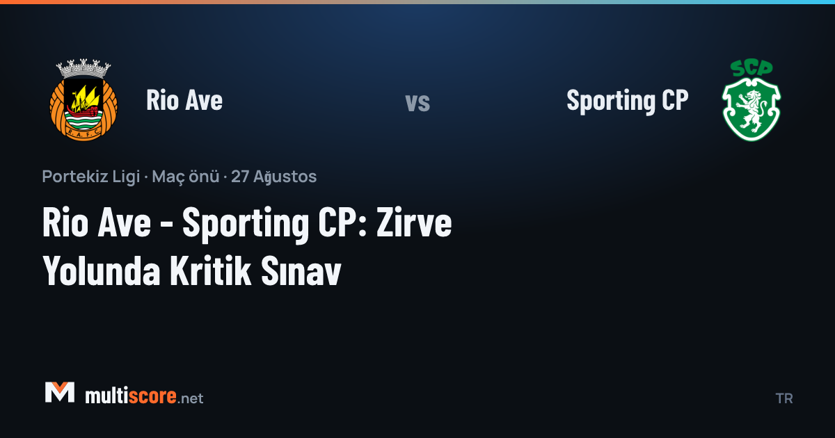 Rio Ave - Sporting CP