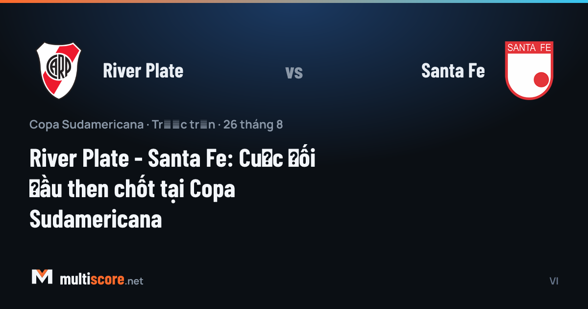 River Plate - Santa Fe