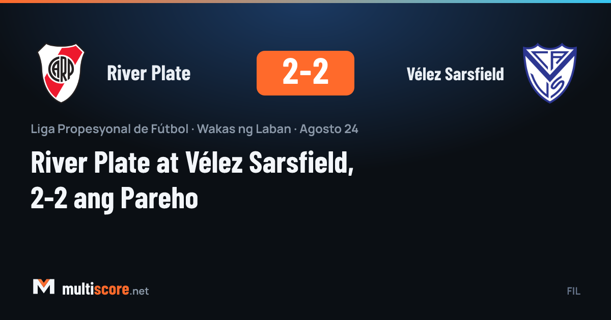 River Plate ve Vélez Sarsfield maçından bir kare