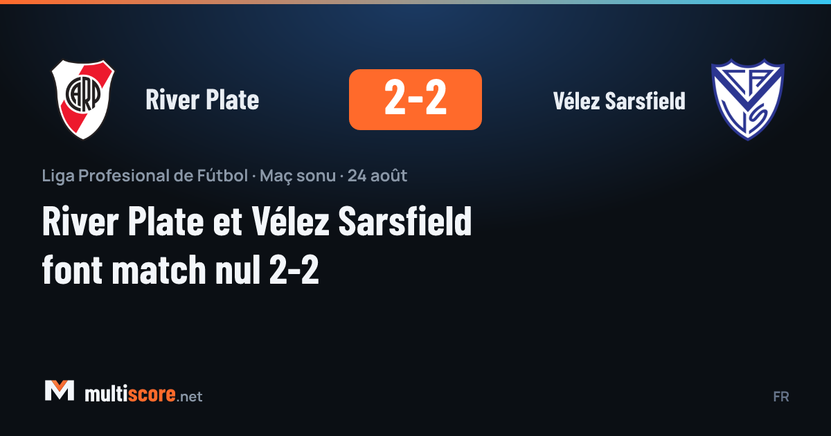 River Plate ve Vélez Sarsfield maçından bir kare