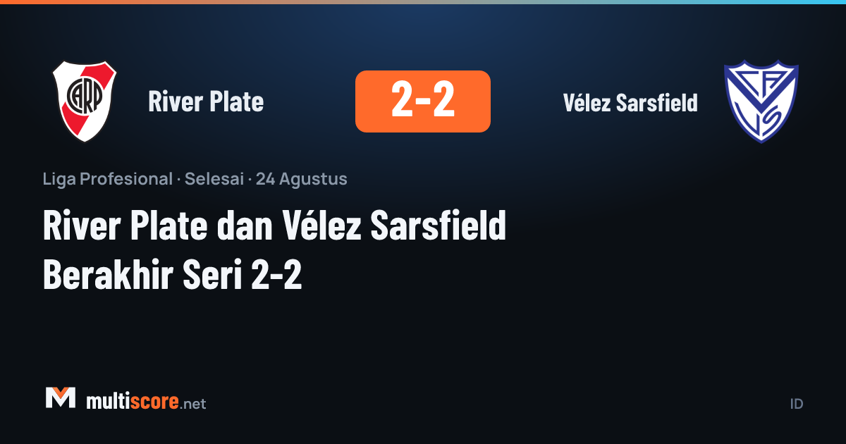 River Plate ve Vélez Sarsfield maçından bir kare