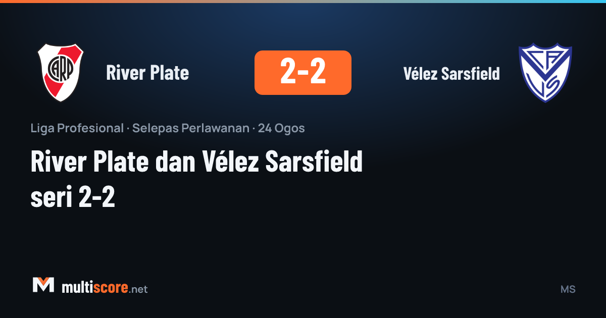River Plate ve Vélez Sarsfield maçından bir kare