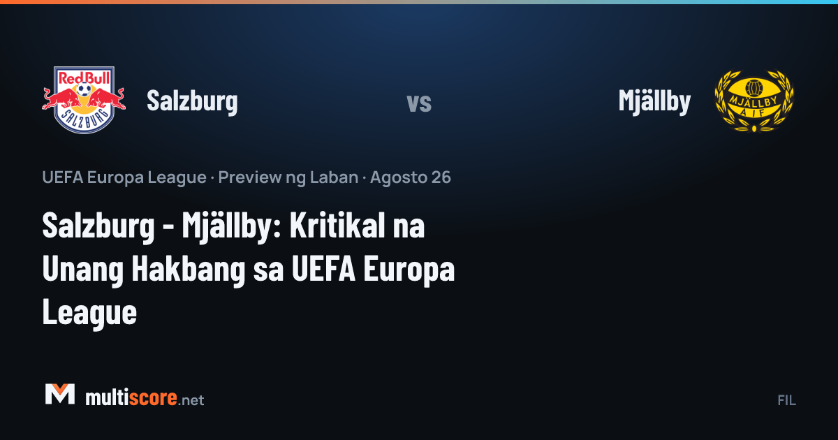 Salzburg - Mjällby