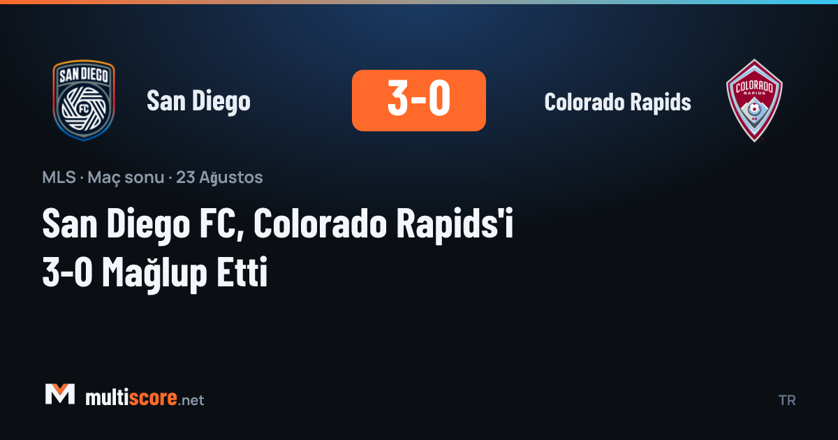 San Diego - Colorado Rapids
