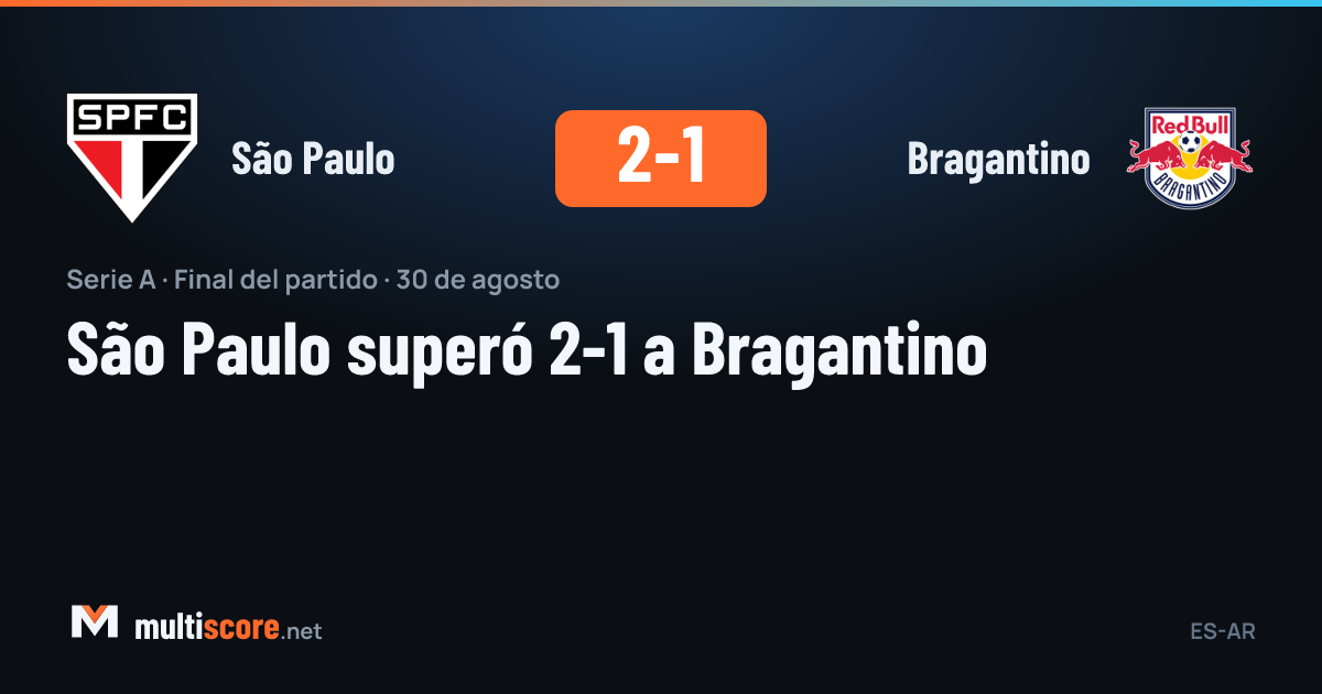 São Paulo - Bragantino Série A maçı