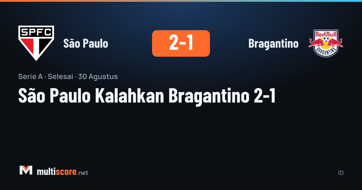São Paulo - Bragantino Série A maçı