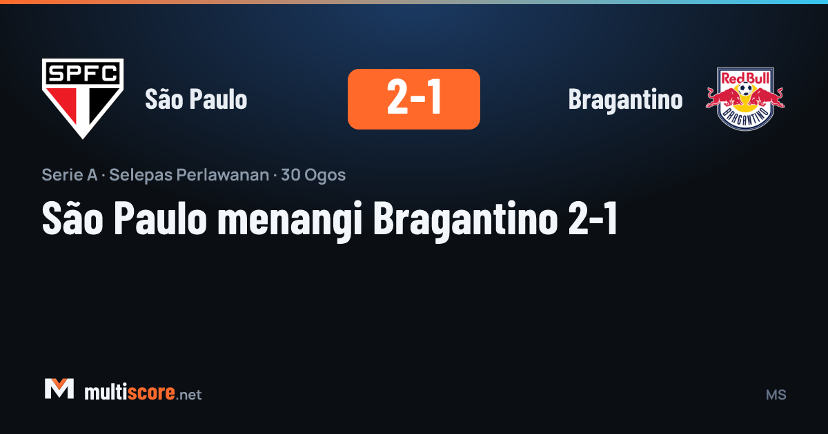 São Paulo - Bragantino Série A maçı