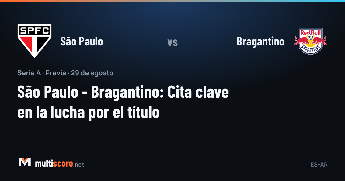 São Paulo ve Bragantino oyuncuları Serie A maçında mücadele ederken