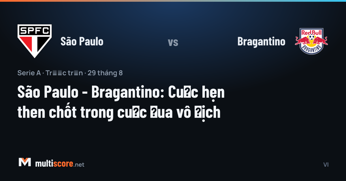 São Paulo ve Bragantino oyuncuları Serie A maçında mücadele ederken