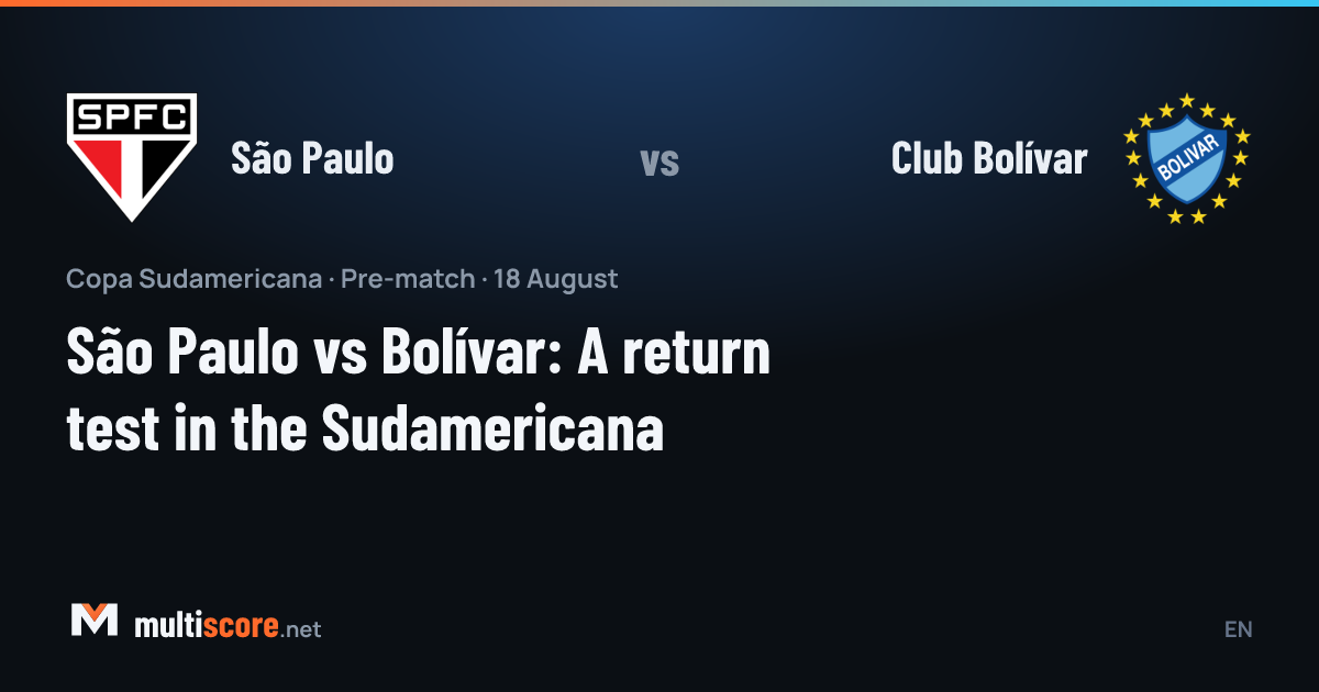 São Paulo ve Club Bolívar oyuncuları Copa Sudamericana maçında
