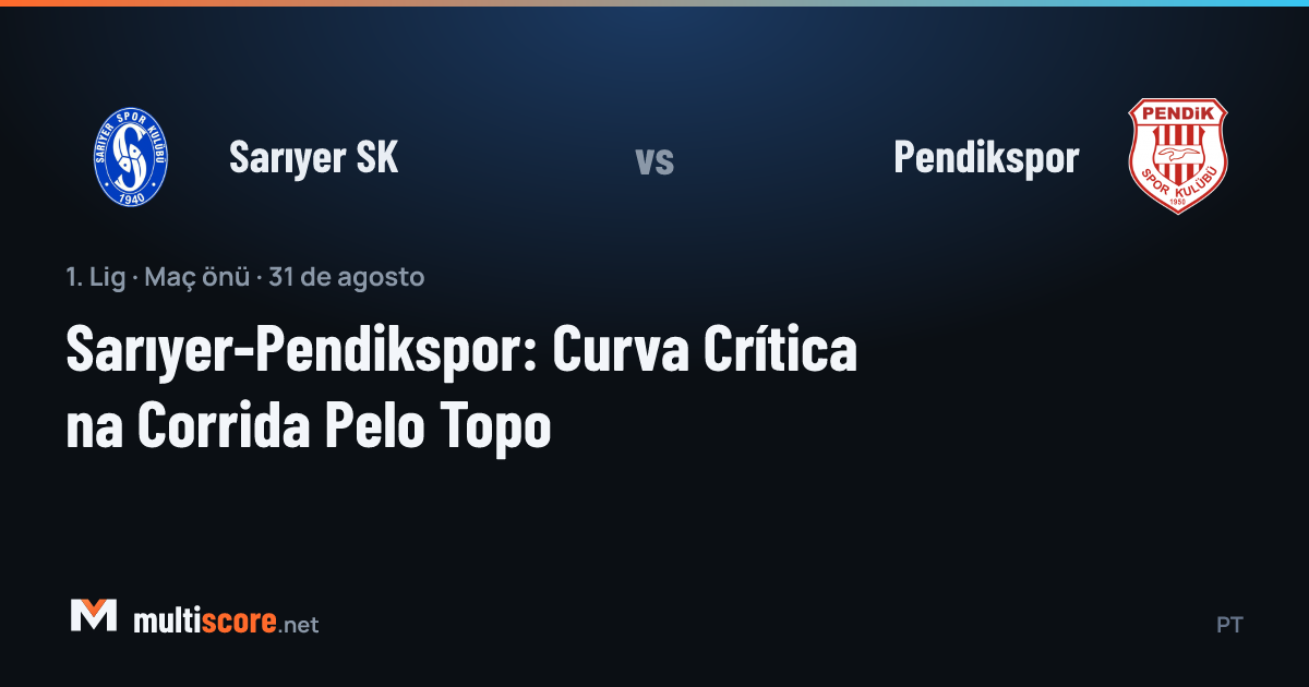 Sarıyer SK - Pendikspor