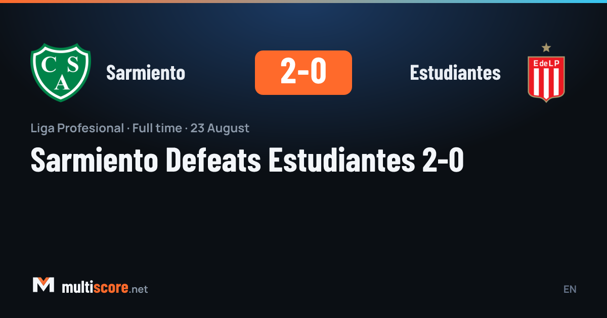Sarmiento - Estudiantes