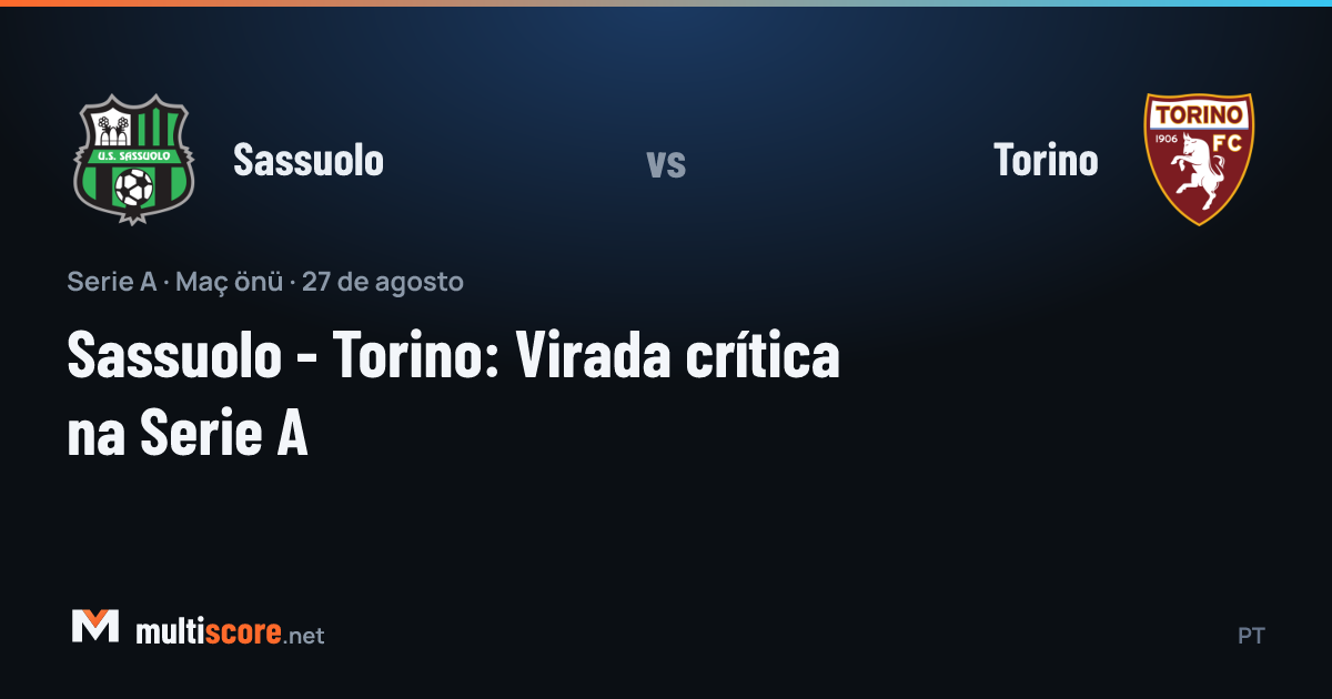 Sassuolo ve Torino futbolcuları Serie A maçında mücadele ediyor