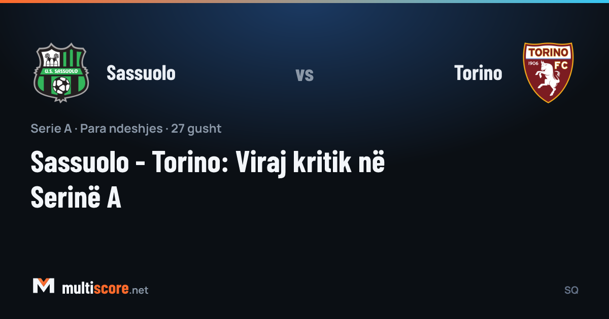 Sassuolo ve Torino futbolcuları Serie A maçında mücadele ediyor