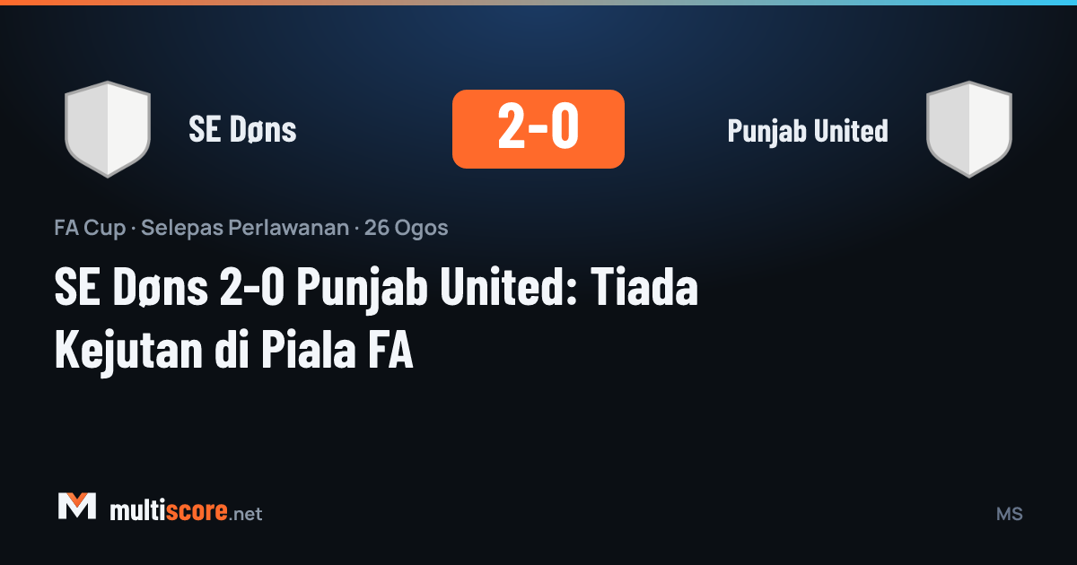SE Døns - Punjab United