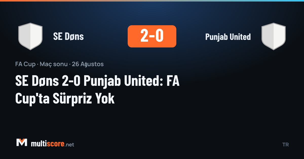 SE Døns - Punjab United