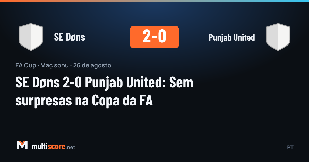 SE Døns - Punjab United