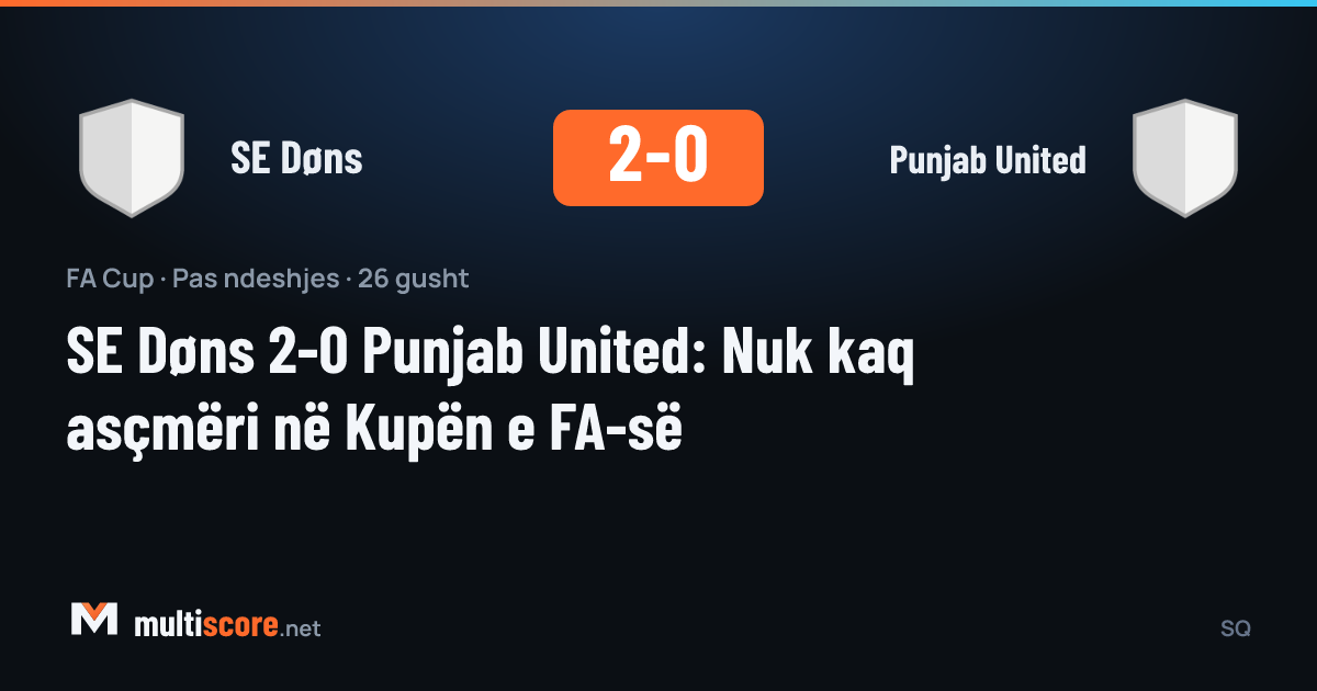 SE Døns - Punjab United